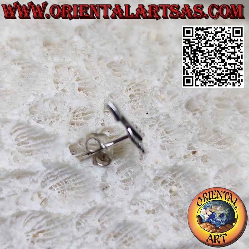 Mini clou d'oreille en forme de flèche en argent massif 925