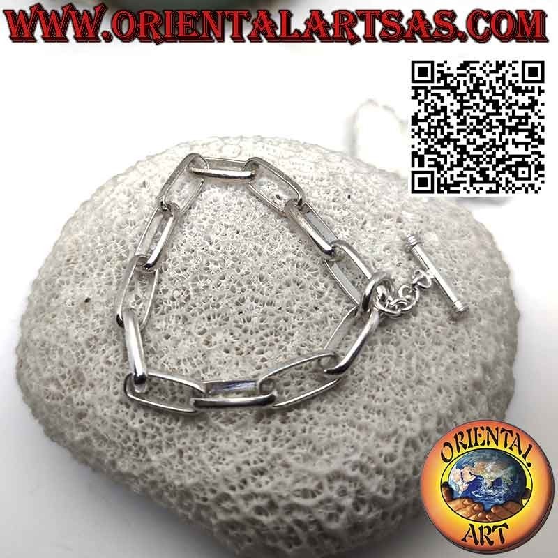 Bracciale Argento 925 Anallergico Catena Ovale Grande | Oriental Art