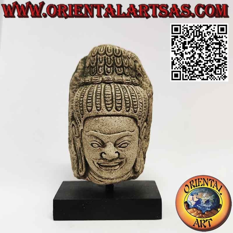 Scultura in pietra raffigurante il Barong di Angkor wat di Siem Reap Cambogia