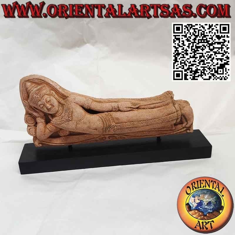 Scultura in pietra di Buddha sdraiato, Phra Buddha Sai Yat Wat