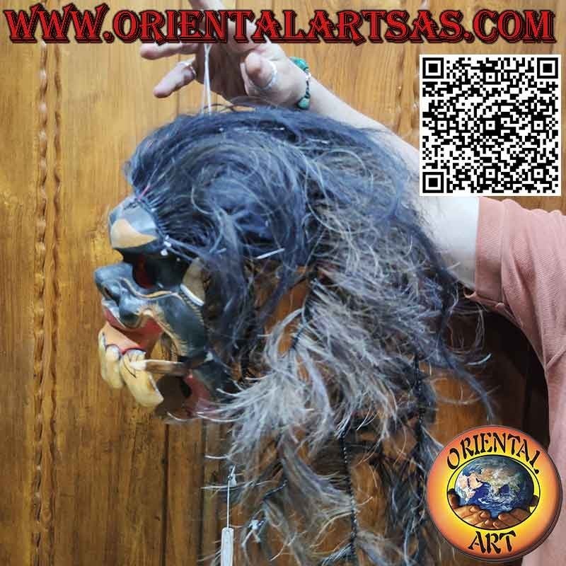 Hanuman wooden mask from traditional Balinese sacred dances