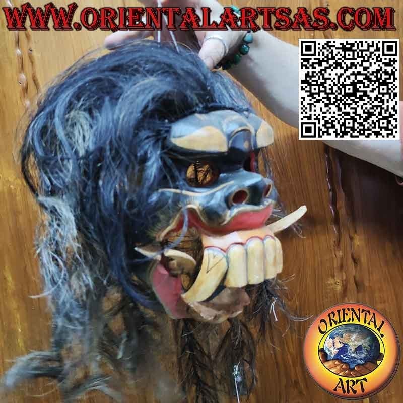 Hanuman wooden mask from traditional Balinese sacred dances