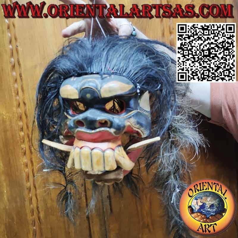 Hanuman-Holzmaske aus traditionellen balinesischen heiligen Tänzen