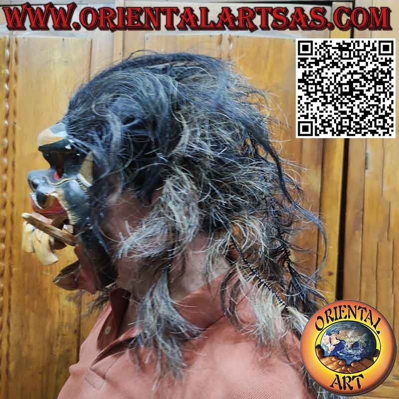 Hanuman-Holzmaske aus traditionellen balinesischen heiligen Tänzen