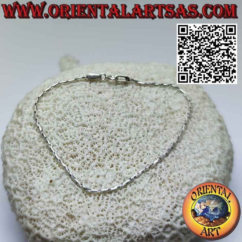 Bracciale Argento Maglia a Snodo - Design Unico | Oriental Art