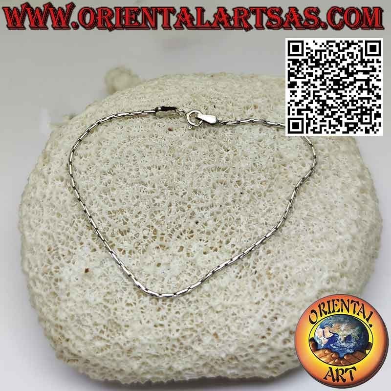 Bracciale Argento Maglia a Snodo - Design Unico | Oriental Art