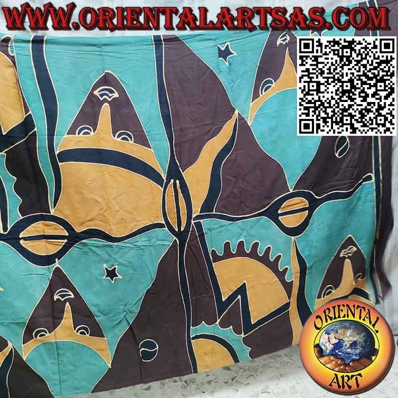 Sarong skirt with various colors and designs, fresh and resistant fabric