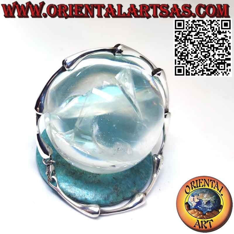 Bracciale Argento 925 Rigido Snodato 9 Pezzi | Oriental Art