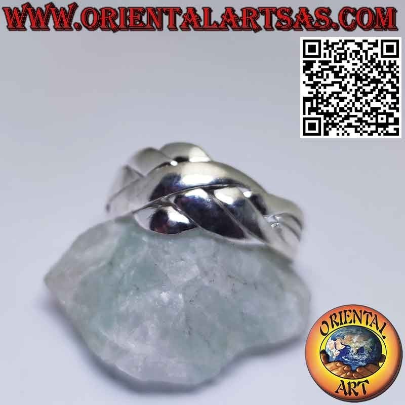 Turkish faith ring puzzle silver four-ring  available in all sizes