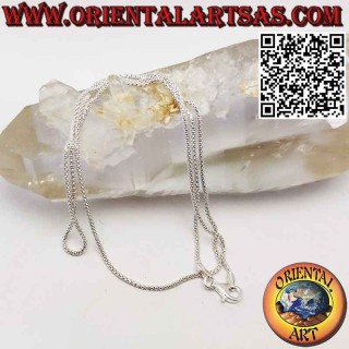 Collier chaîne en argent 925 ‰ avec chaîne vénitienne ronde de 1,1 mm