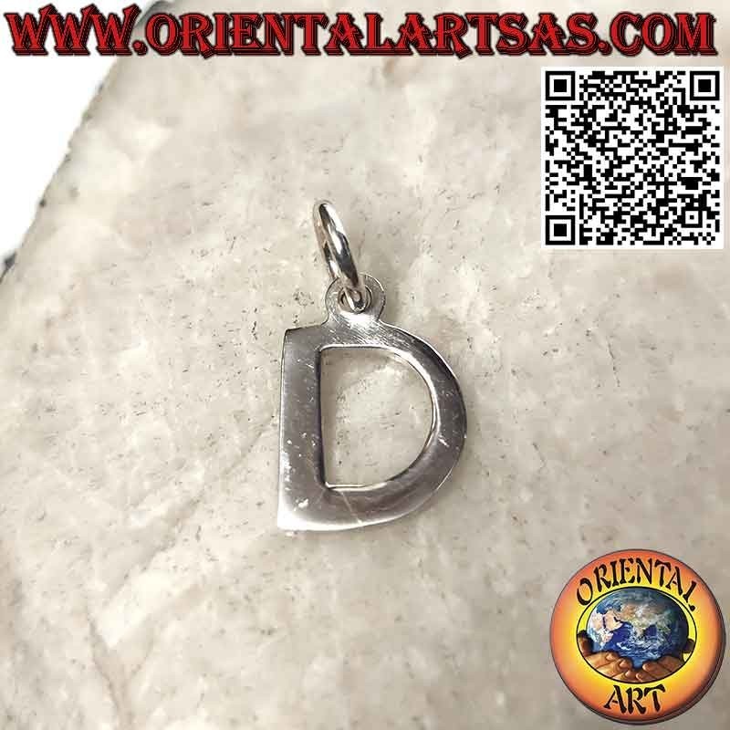 Silver pendant, letter / initial in capital letters (12x1)