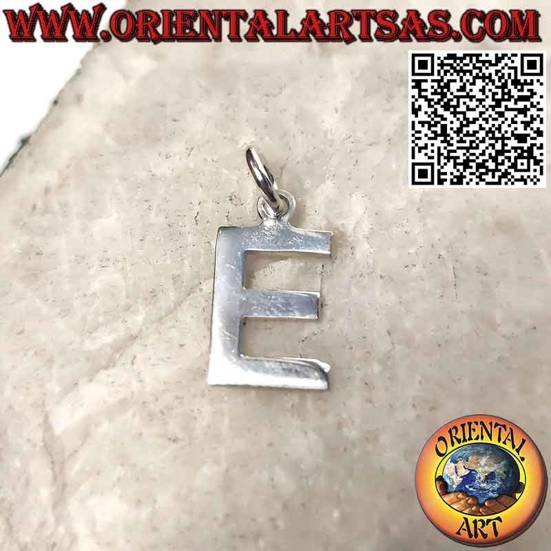 Silver pendant, letter / initial in capital letters (12x1)