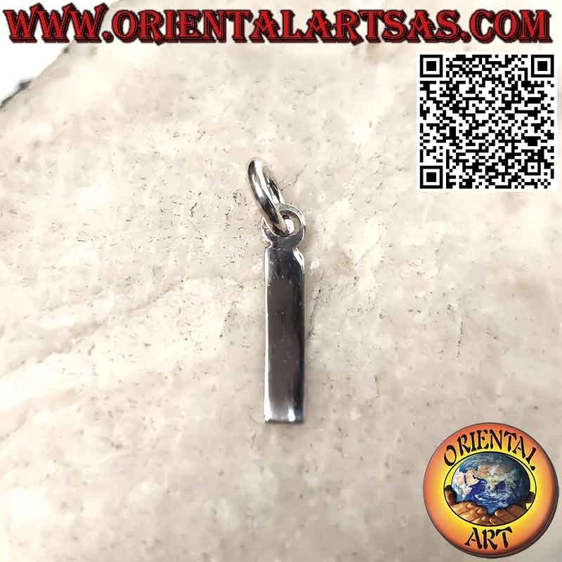 Silver pendant, letter / initial in capital letters (12x1)