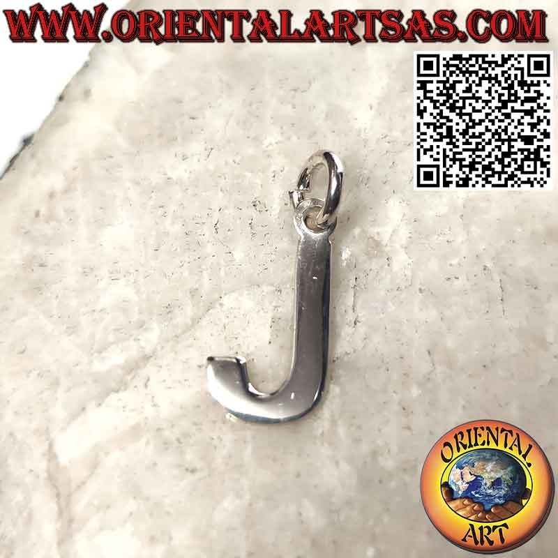 Colgante de plata, letra/inicial en mayúsculas (12x1)