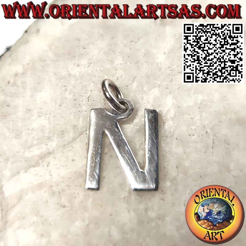 Silver pendant, letter / initial in capital letters (12x1)