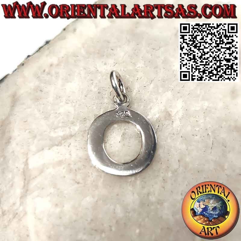 Silver pendant, letter / initial in capital letters (12x1)