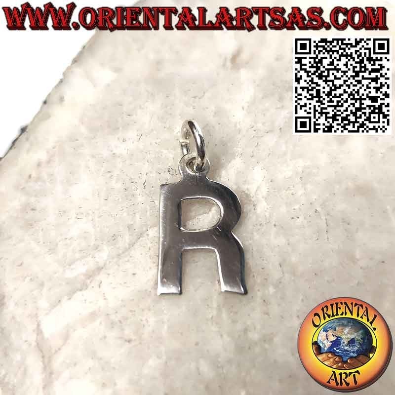 Silver pendant, letter / initial in capital letters (12x1)