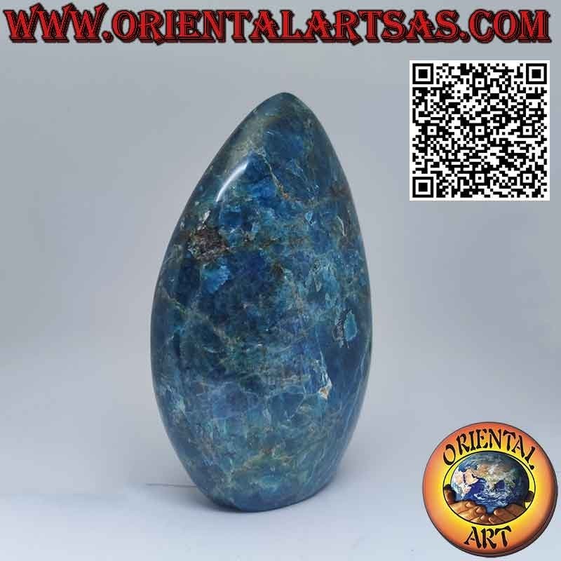 Monolite di apatite a forma di punta di lancia di 13 cm da 770gr.