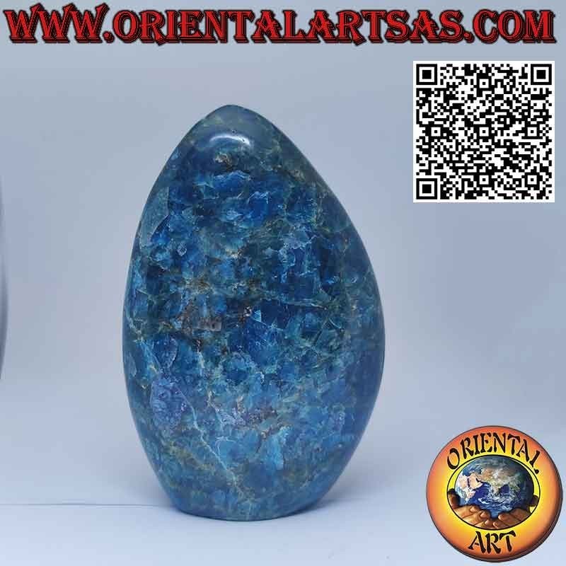 Monolite di apatite a forma di punta di lancia di 13 cm da 770gr.