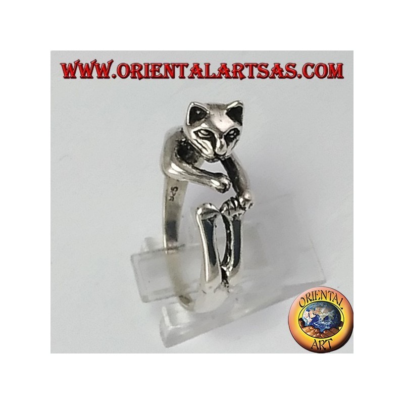 Silver ring the cat