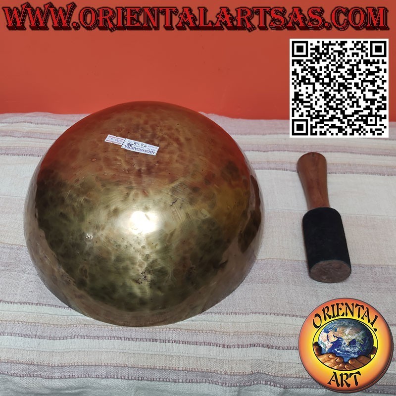 Campana tibetana 32 cm Ø, hz 98, peso 2830 g completa con badajo