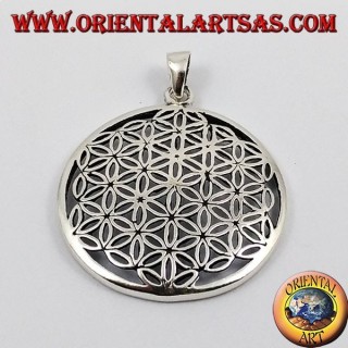 Silver Pendant, Flower of Life
