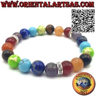 Bracelet 7 Chakras : Équilibre en Pierres Naturelles