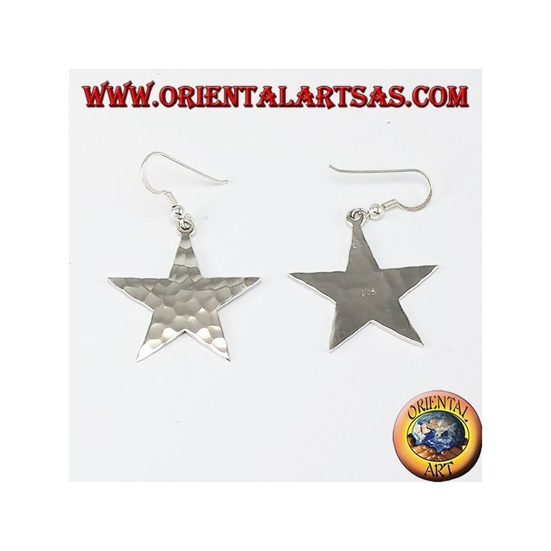 Boucle d'Argent Étoile martelée