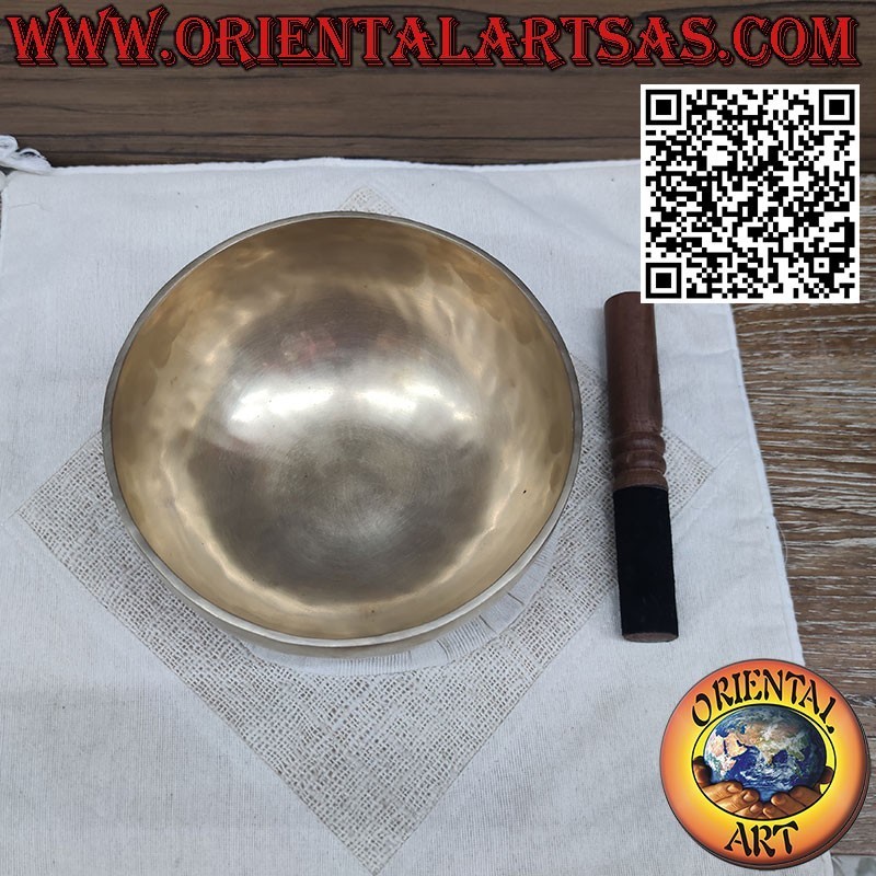 Campana tibetana 20 cm Ø, hz 208, peso 1082gr. completo con badajo
