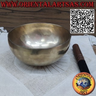 Campana tibetana da 20 cm Ø,  hz 208, peso 1082gr. completa di batacchio