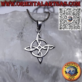 Silver pendant of the Apocalypse Knot, St. John's Knot