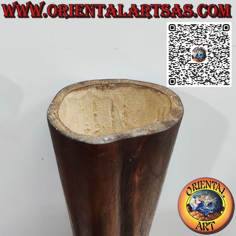 Didgeridoo Didjeridu australien fait main en bois d'acajou