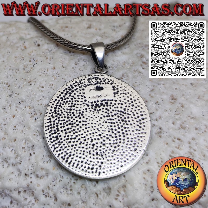 Pendentif en argent, Nomine Dei Nostri Satanas Luciferi Excelsi