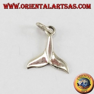 Small silver pendant, whale tail