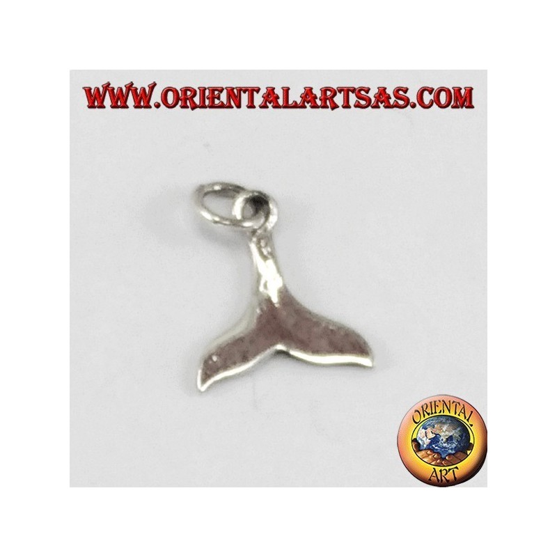 Small silver pendant, whale tail