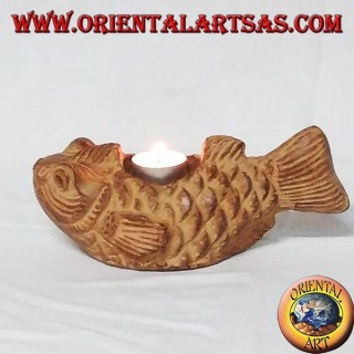 Candlestick fish in Terracotta