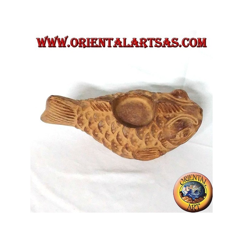 Candlestick fish in Terracotta