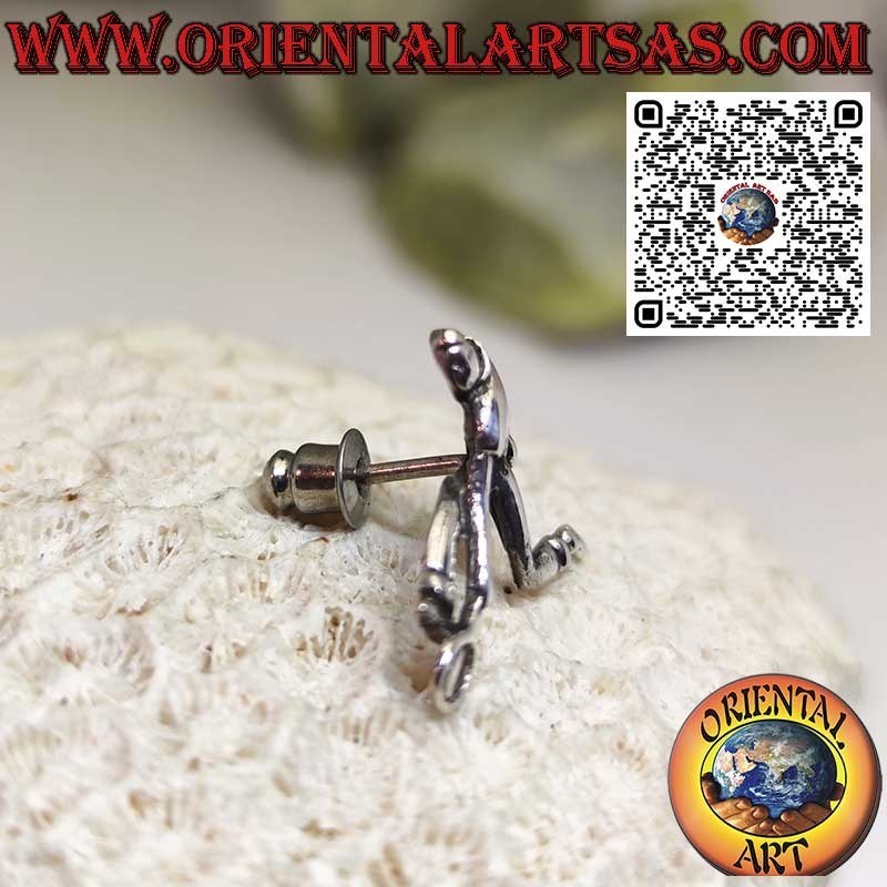 Broche de plata maciza 925 ‰ el tenista con la raqueta