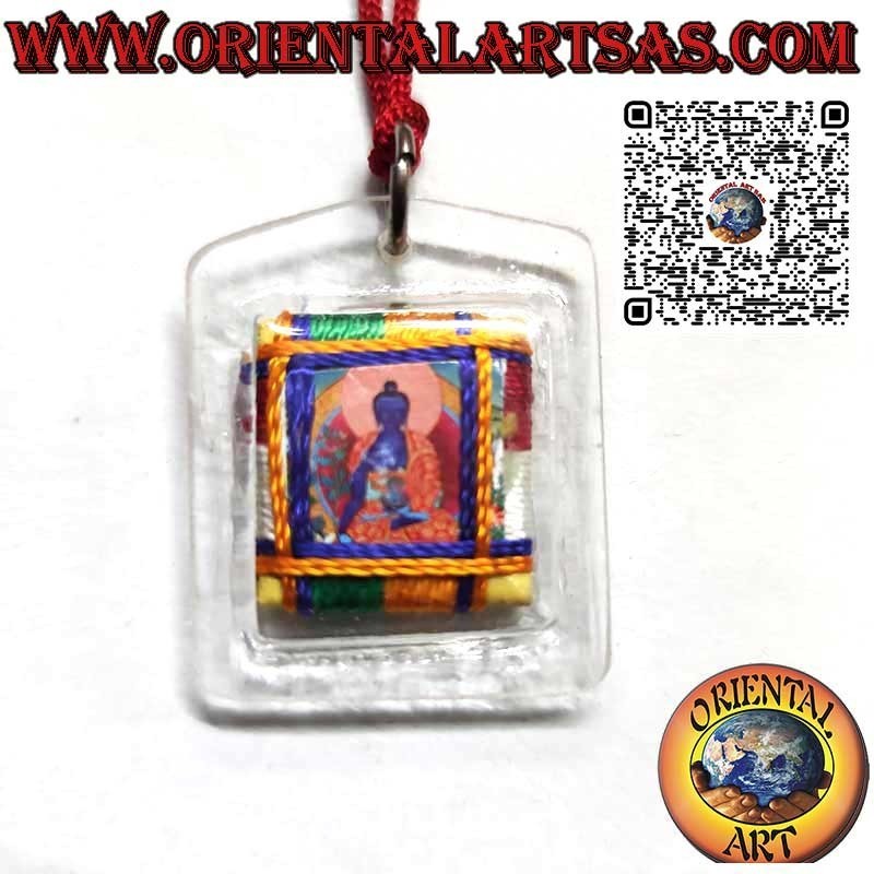 Pendentif protection Bouddha de Médecine, Bhaishajyaguru