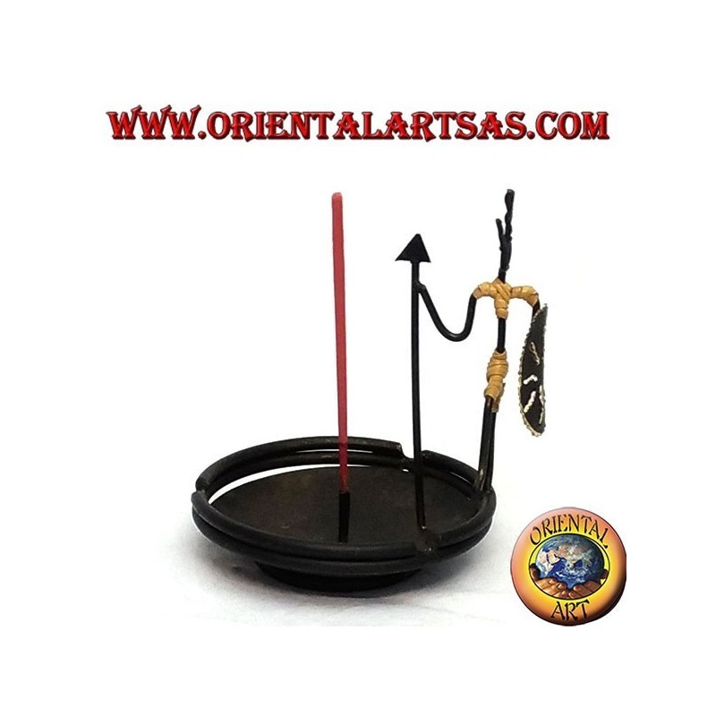 cendriers, brûler de l'encens en fer: le guerrier