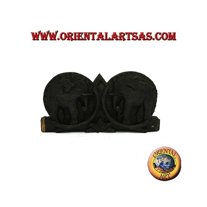 Ancient small scale with hand-inlaid wooden case