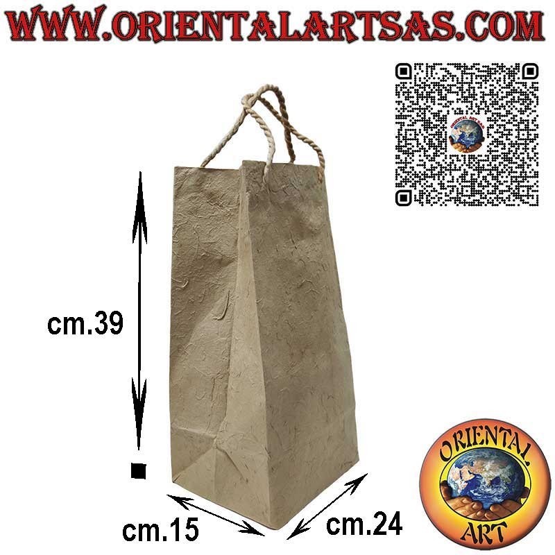 Handmade mulberry paper and coconut fiber envelope (large)