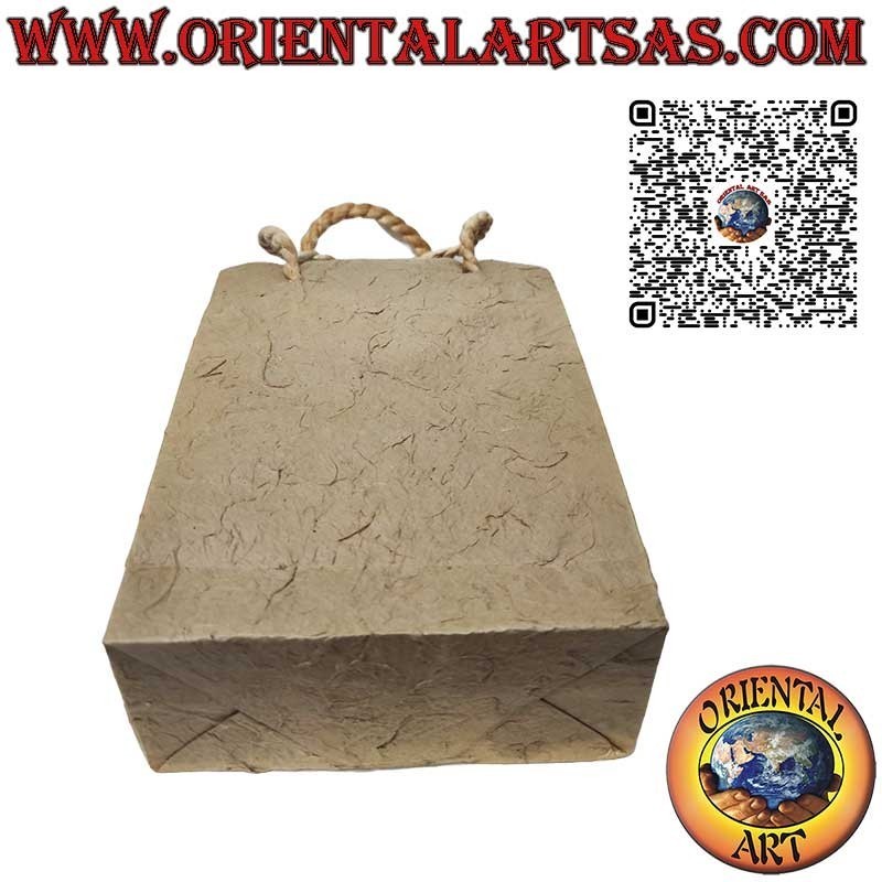 Handmade mulberry paper and coconut fiber envelope (medium)