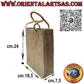 Handmade mulberry paper and coconut fiber envelope (medium)