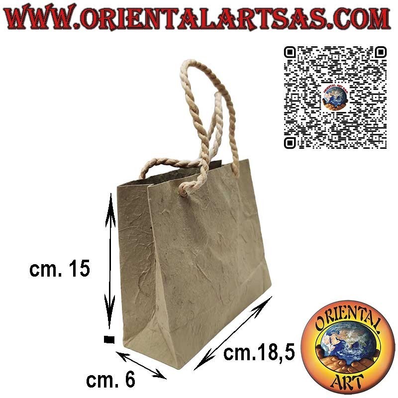 Handmade mulberry paper and coconut fiber envelope (small)