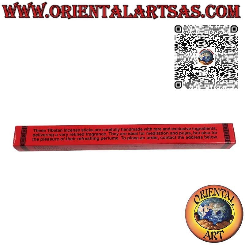 Varitas de incienso tradicional tibetano de hierbas naturales 25 cm