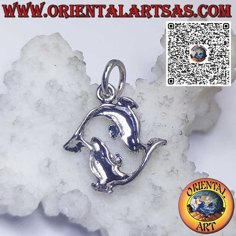 Ciondolo in argento segni zodiacali Ariete, Toro, Gemelli, Cancro, Leone, Vergine, Bilancia, Scorpione, ecc.