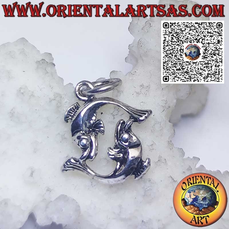 Ciondolo in argento segni zodiacali Ariete, Toro, Gemelli, Cancro, Leone, Vergine, Bilancia, Scorpione, ecc.