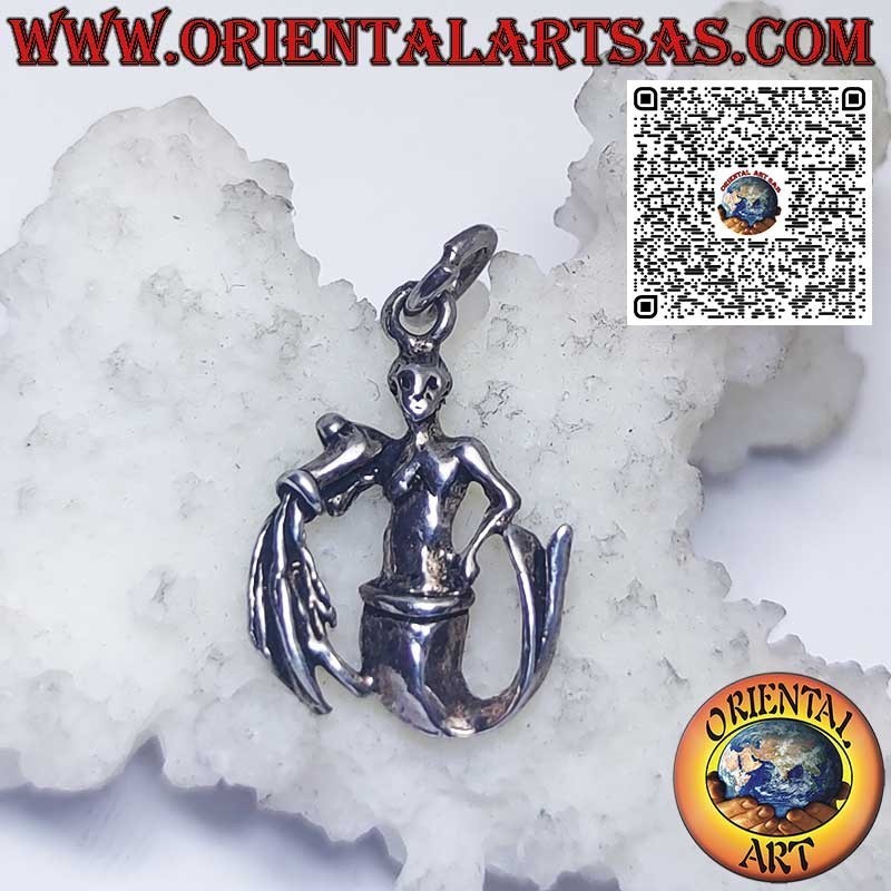 Ciondolo in argento segni zodiacali Ariete, Toro, Gemelli, Cancro, Leone, Vergine, Bilancia, Scorpione, ecc.