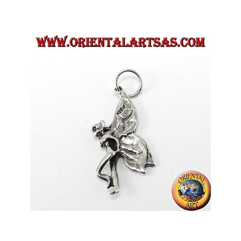 Pendentif argent, petite fée fée